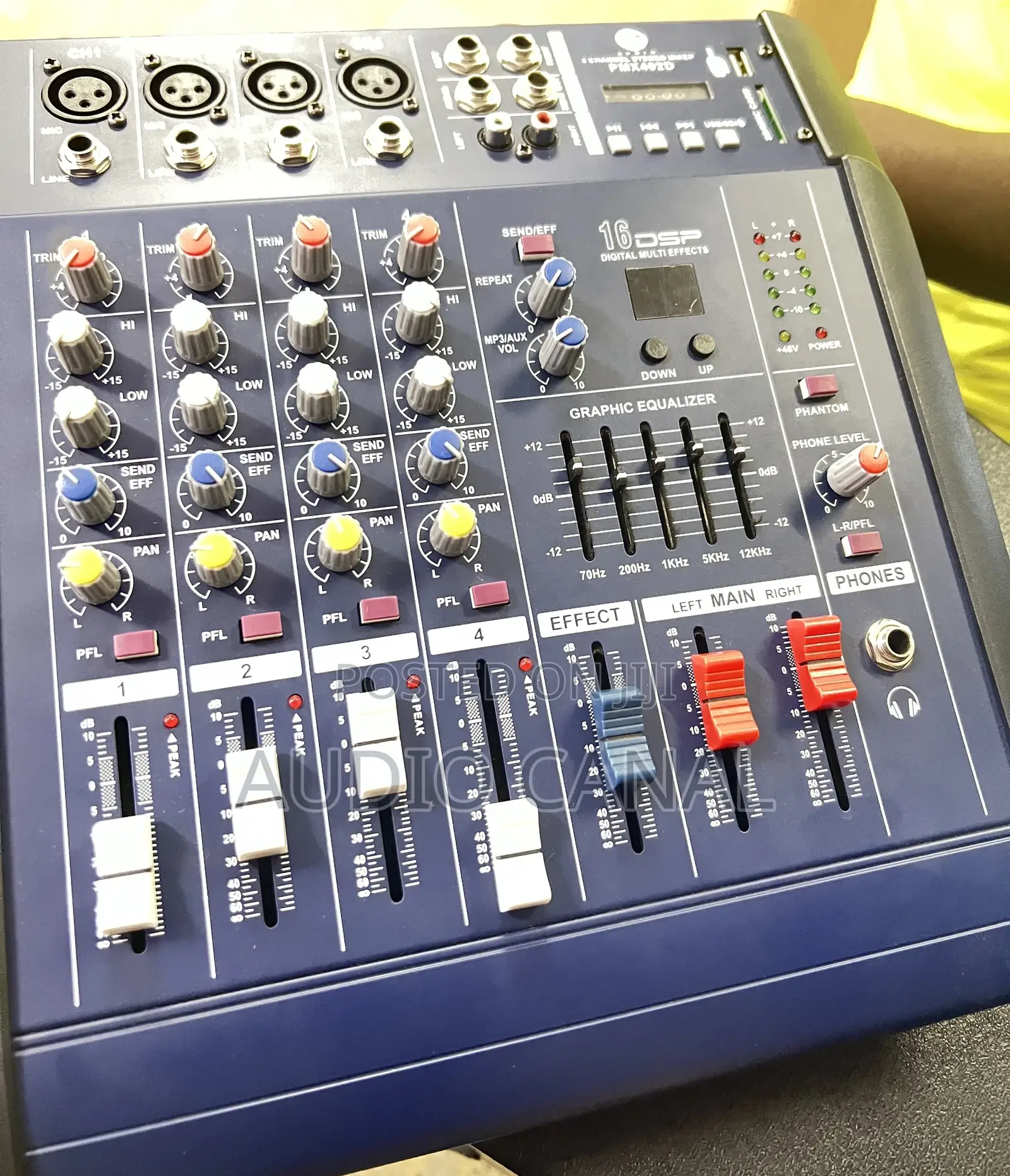 4 Channel Amp Mixer