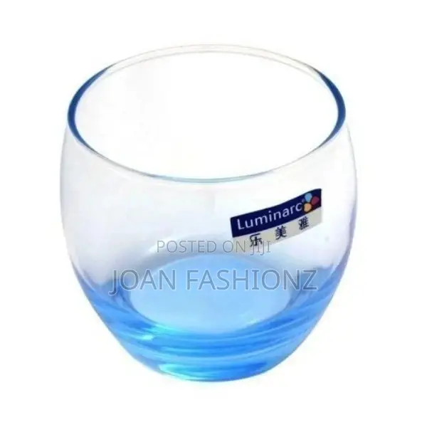 6 Pieces of Luminarc Oval Juice,Water Glasses-Blue