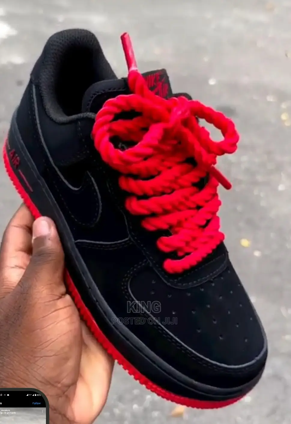 Af1 Black/Red
