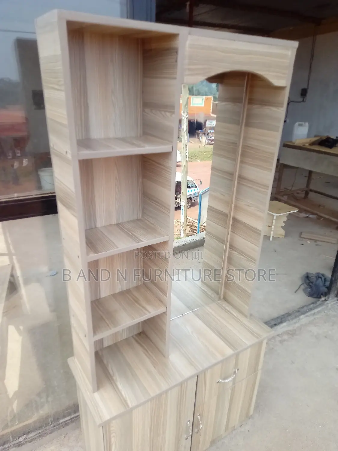 Dressing Mirror From Silver Pine