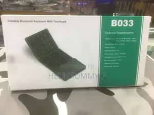 Foldable Bluetooth Keyboard With Touchpad