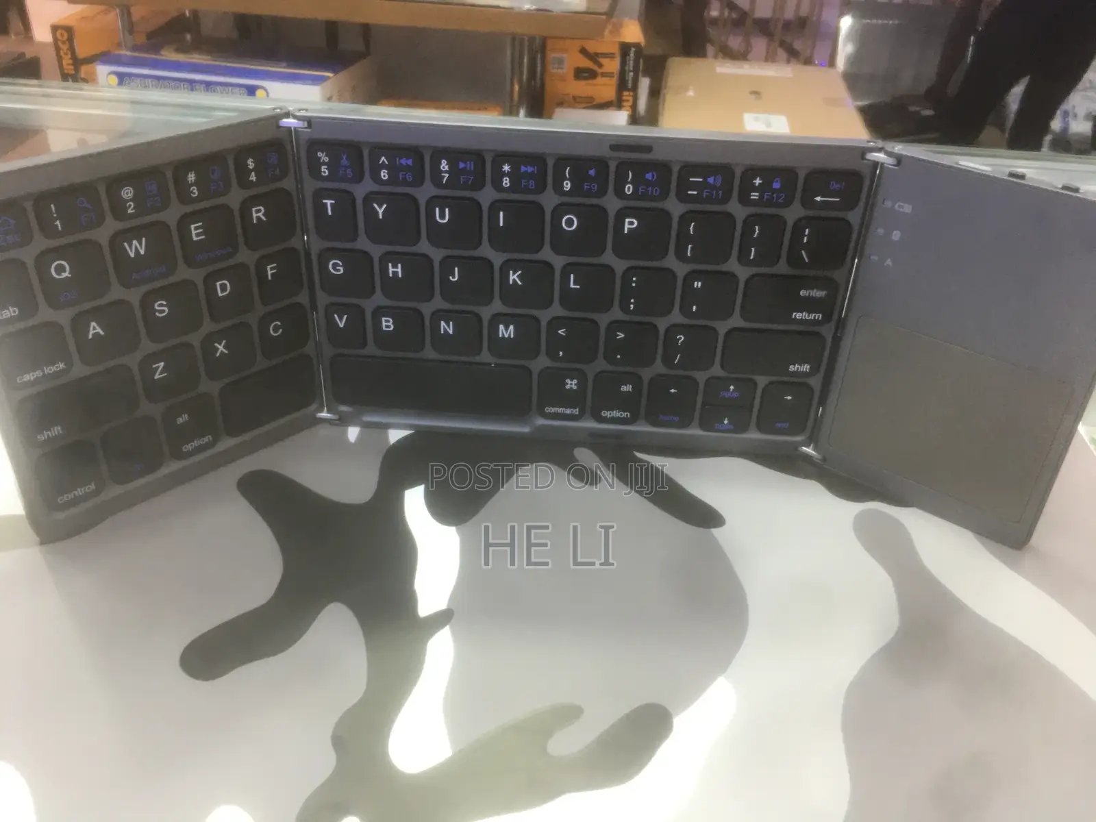 Foldable Bluetooth Keyboard With Touchpad