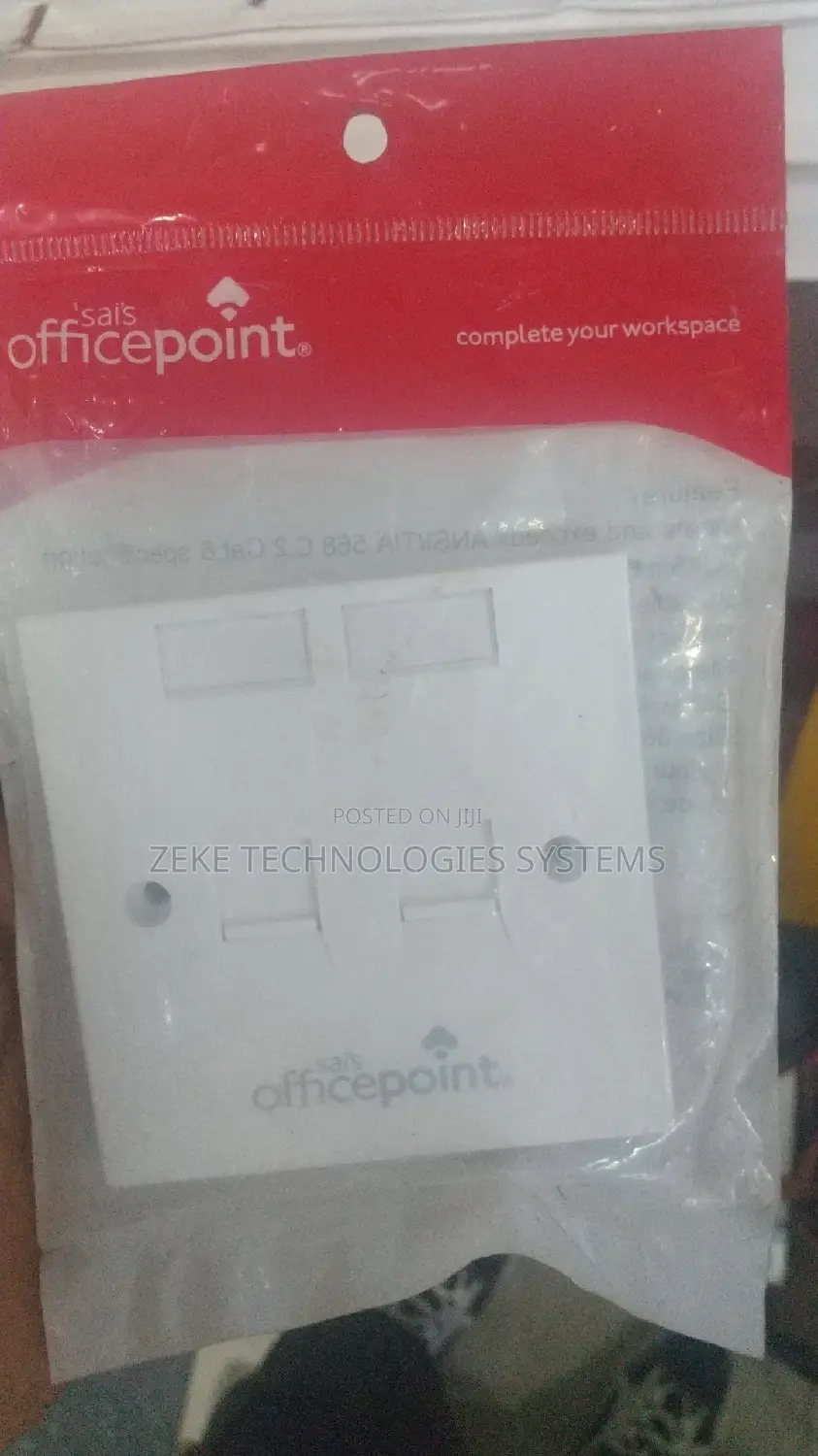 Double Office Point Faceplate