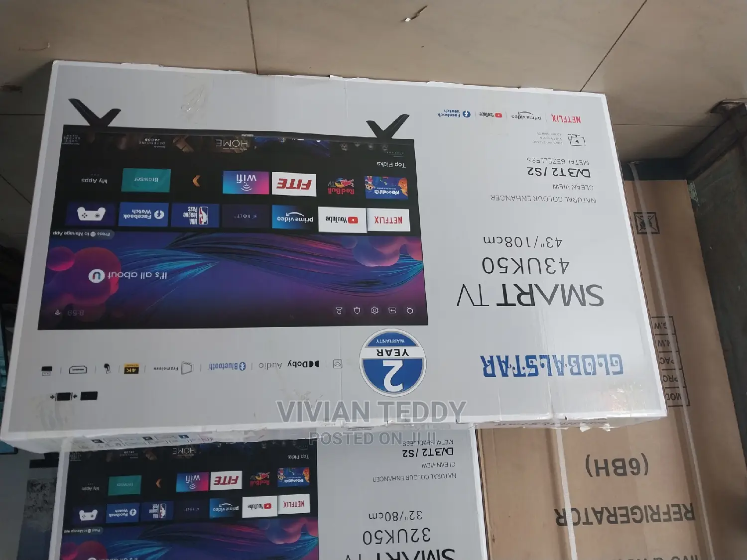 43" Led Globster TV Smart