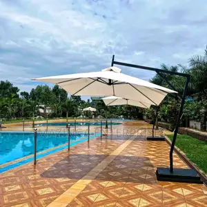3x3meters Heavy-Duty Garden Sun Parasol Umbrella(All Colors)