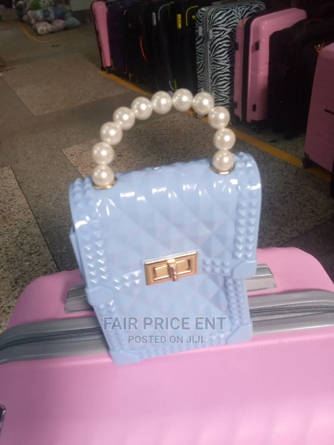 Designer Hand Bag.( Purple)
