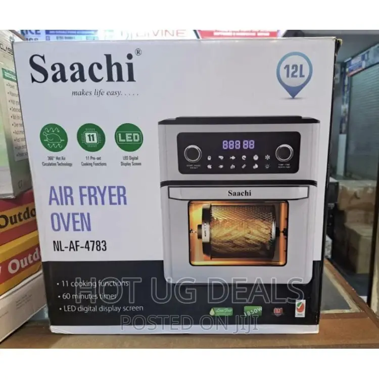 Saachi NL-AF-4783 12 Liters Digital Air Fryer Oven - Silver