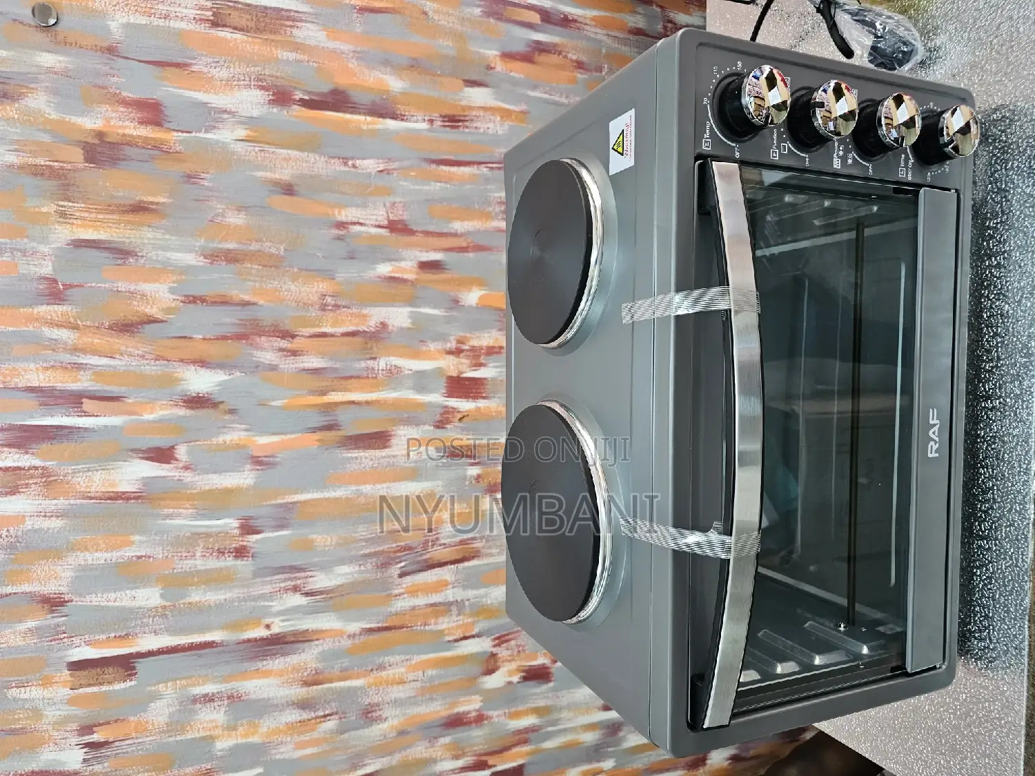 Raf 40 Liters Oven With Two Cook Top