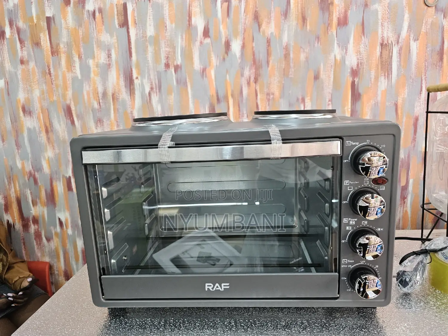 Raf 40 Liters Oven With Two Cook Top