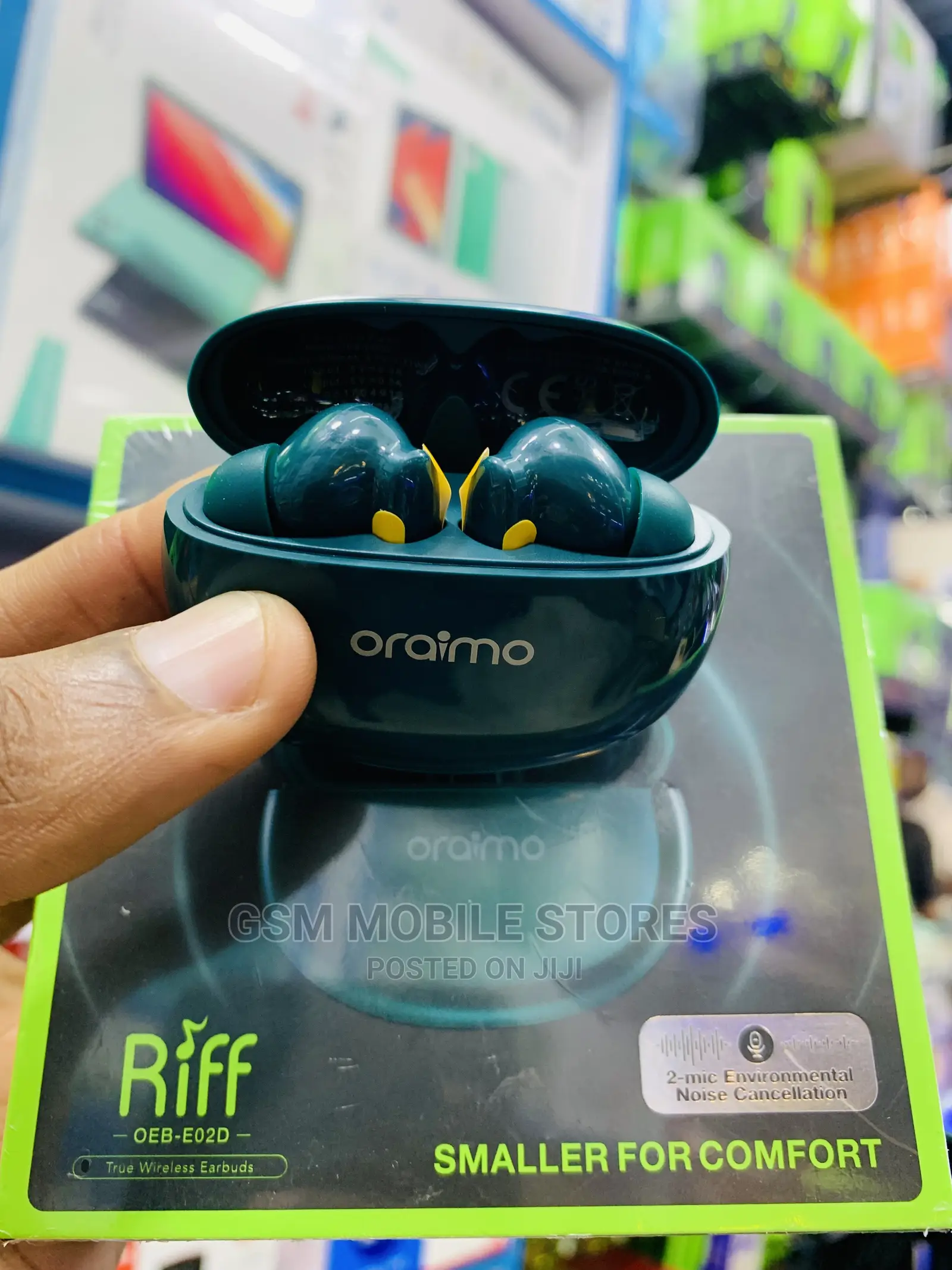 Oraimo Riff Smaller for Comfort Wireless Earbuds - 4 COLORS