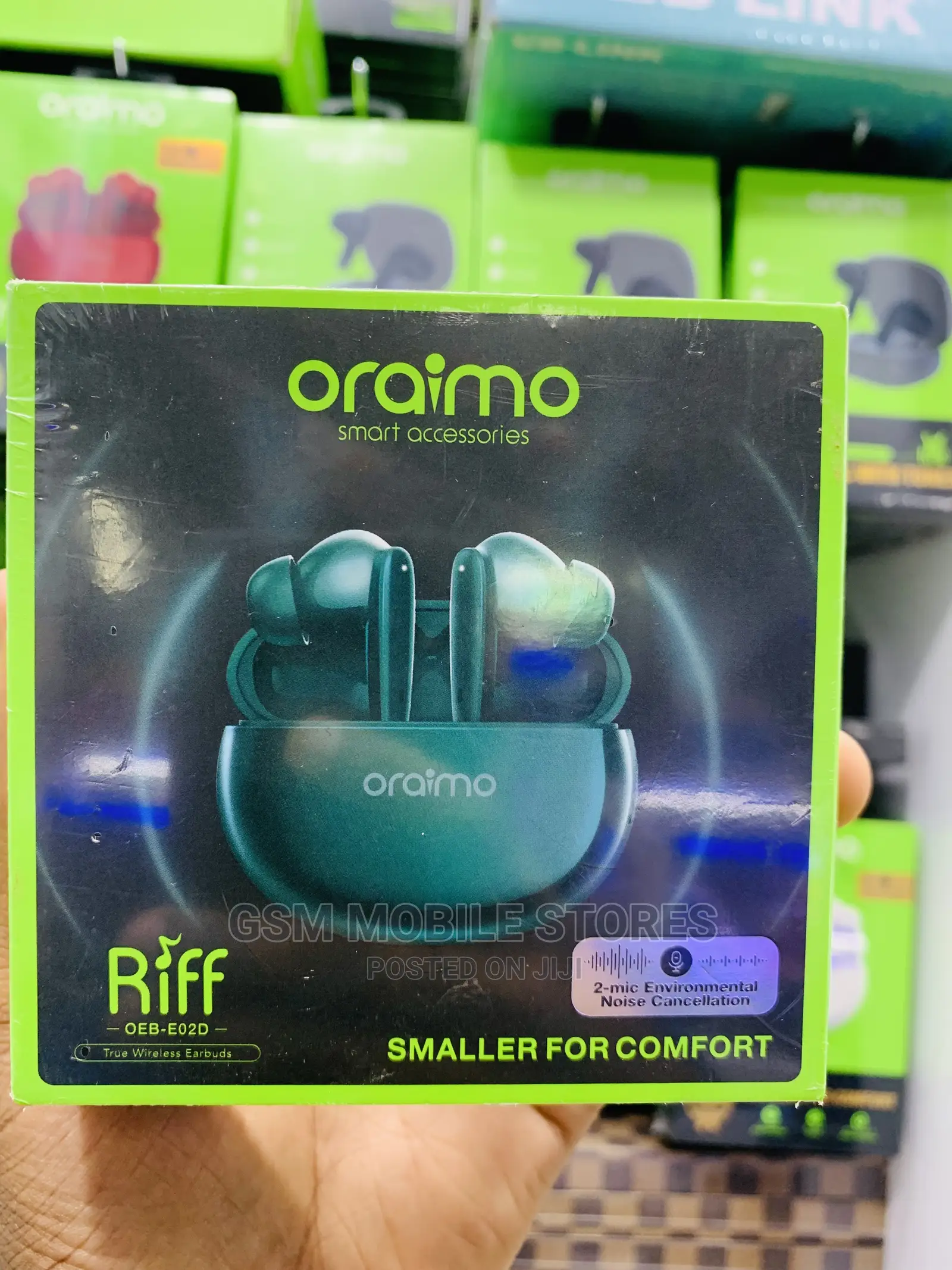 Oraimo Riff Smaller for Comfort Wireless Earbuds - 4 COLORS