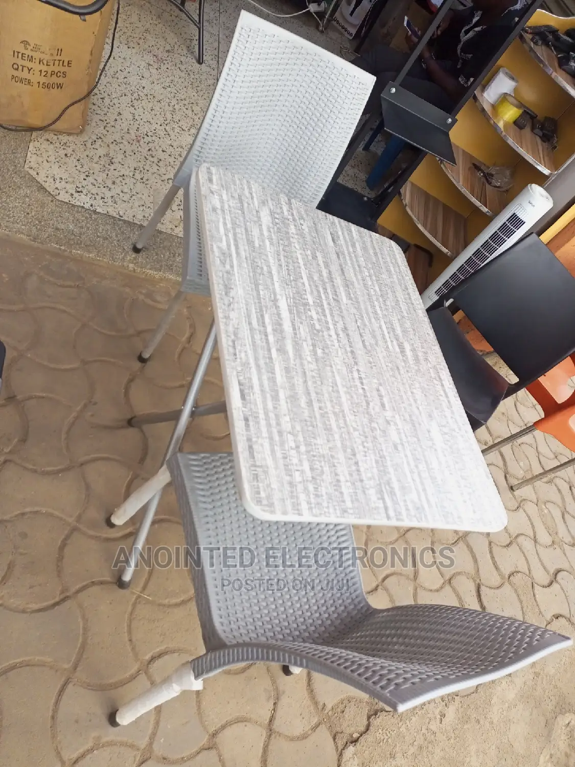 Foldable Reading Table With 2 Chair