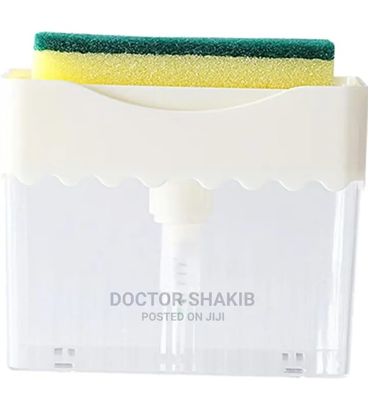 Soap Pump and Sponge Caddy