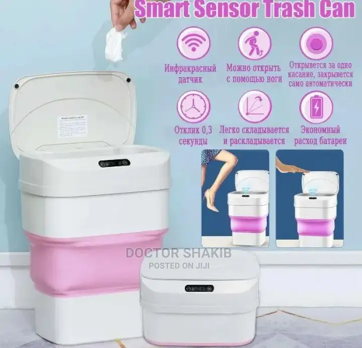 Foldable Sensor/ Touch Free Waste Bin