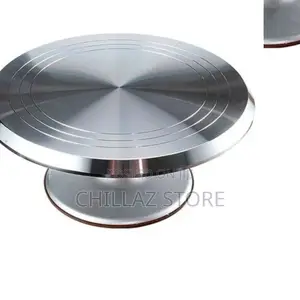 Stainless Steel Rotating Cake Turntable.