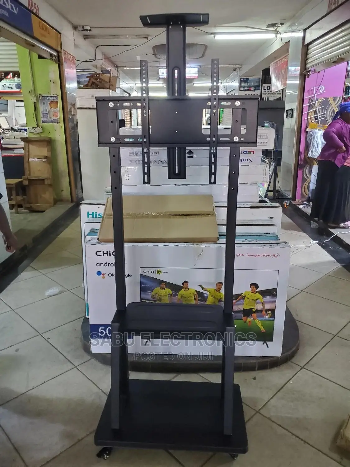 Conference Mobile Trolley Tv Mount for 32inch to 75inch