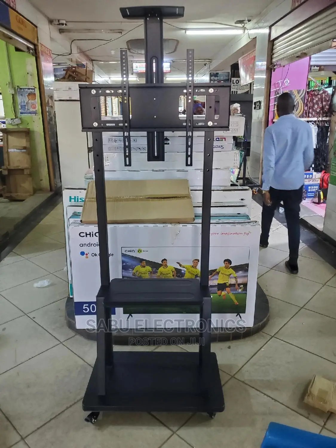 Conference Mobile Trolley Tv Mount for 32inch to 75inch
