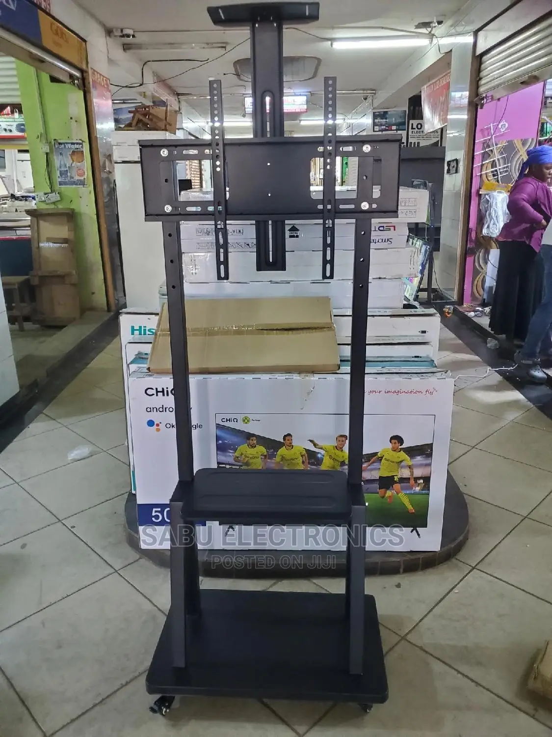 Conference Mobile Trolley Tv Mount for 32inch to 75inch