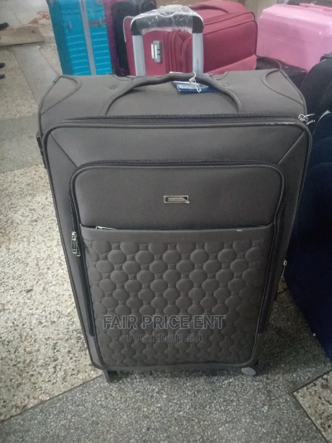 Original Cloth Suitcase.Extra Large Size.( Gray)