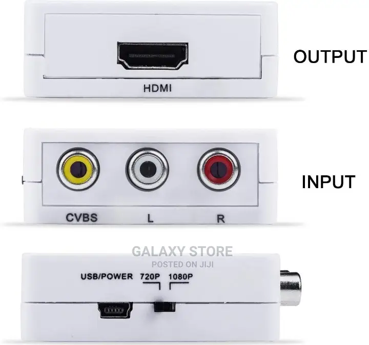Banana to Hdmi Converter Rca to Hdmi Audio Video Converter