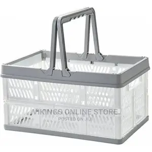 Foldable Storage Basket Kitchen Fruit Toy Holder