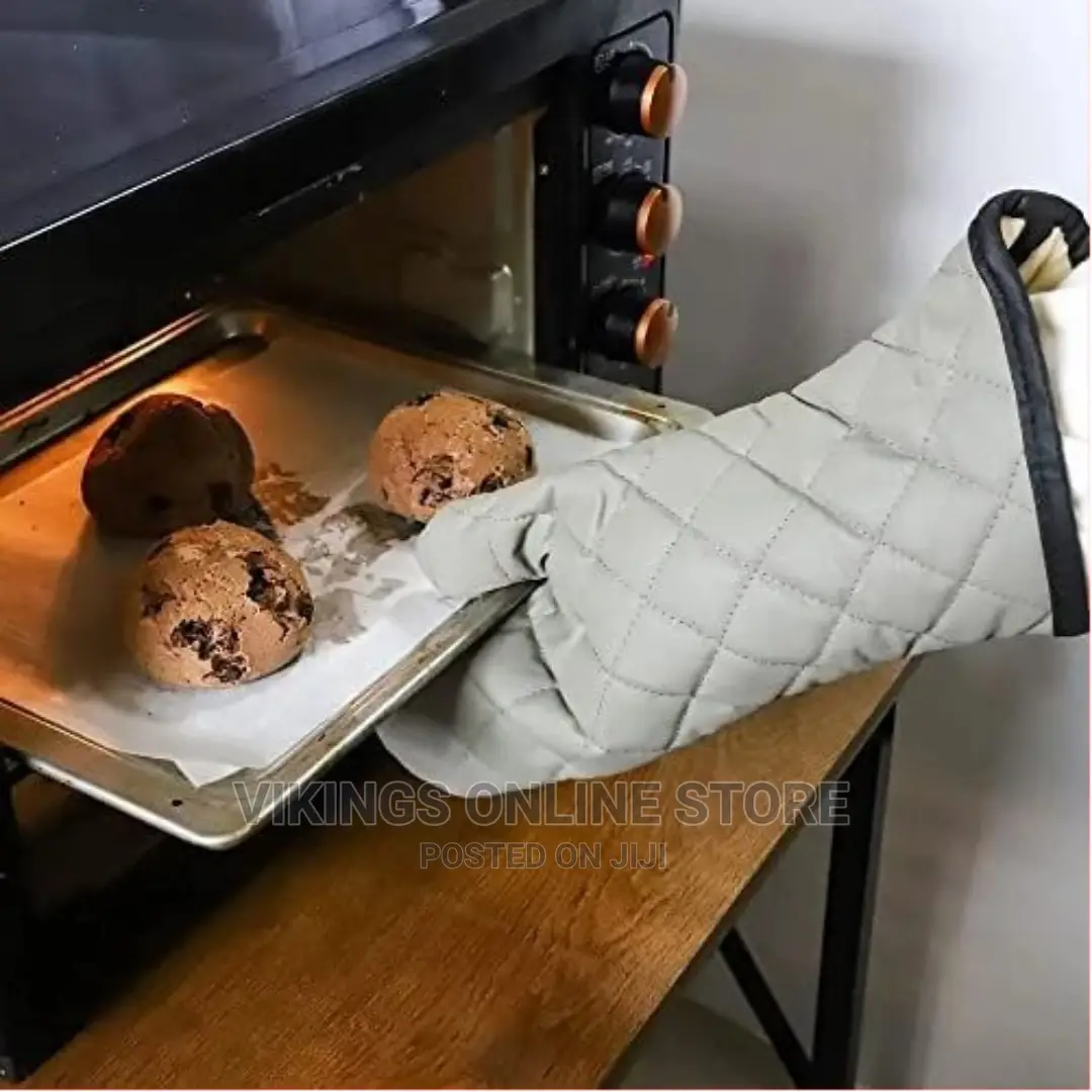 Oven Mitts 1 Pair of Cloth Heat Resistant Oven Gloves
