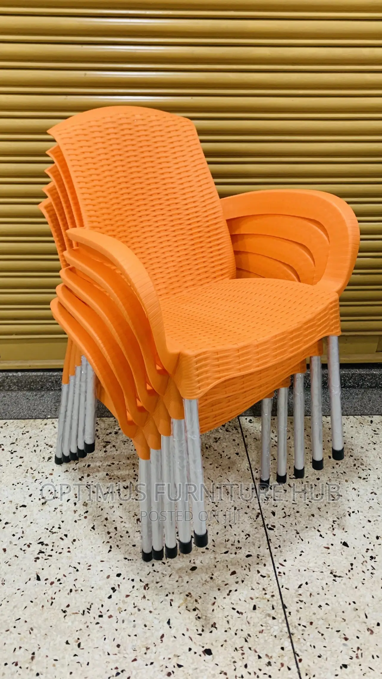 Plastic Chair (Orange)