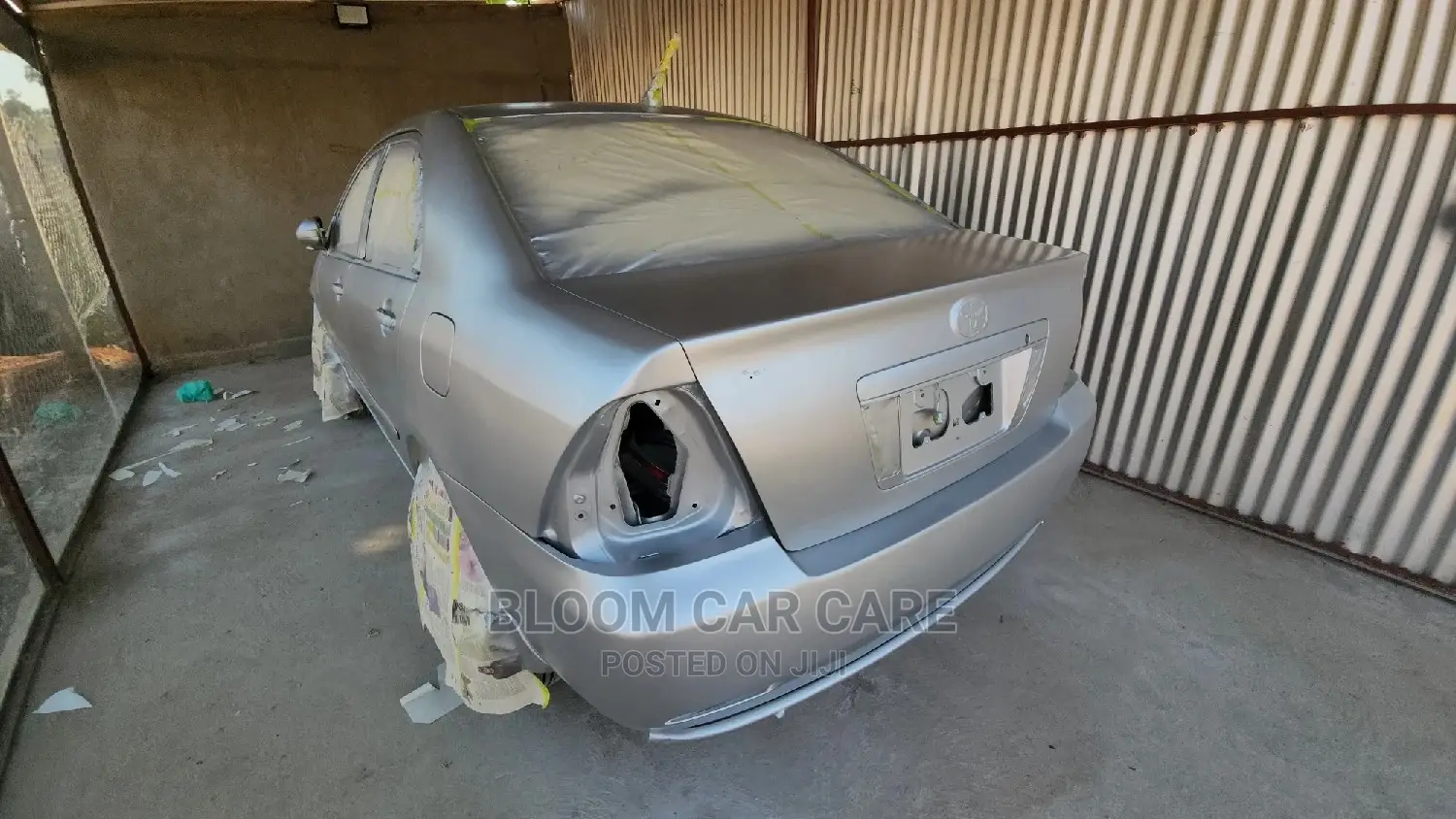 Car Body Restoration, Spraying T-Cut