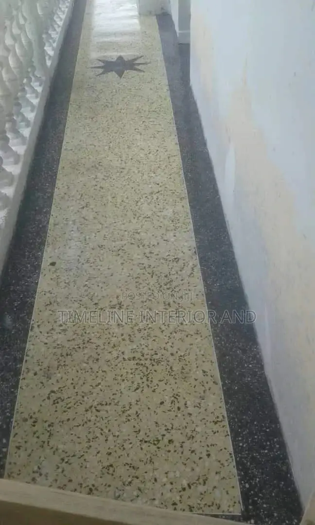 Gypsum Ceiling and Terrazzo Flooring