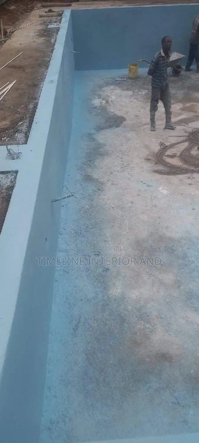 Swimming Pool Terrazzo Flooring.