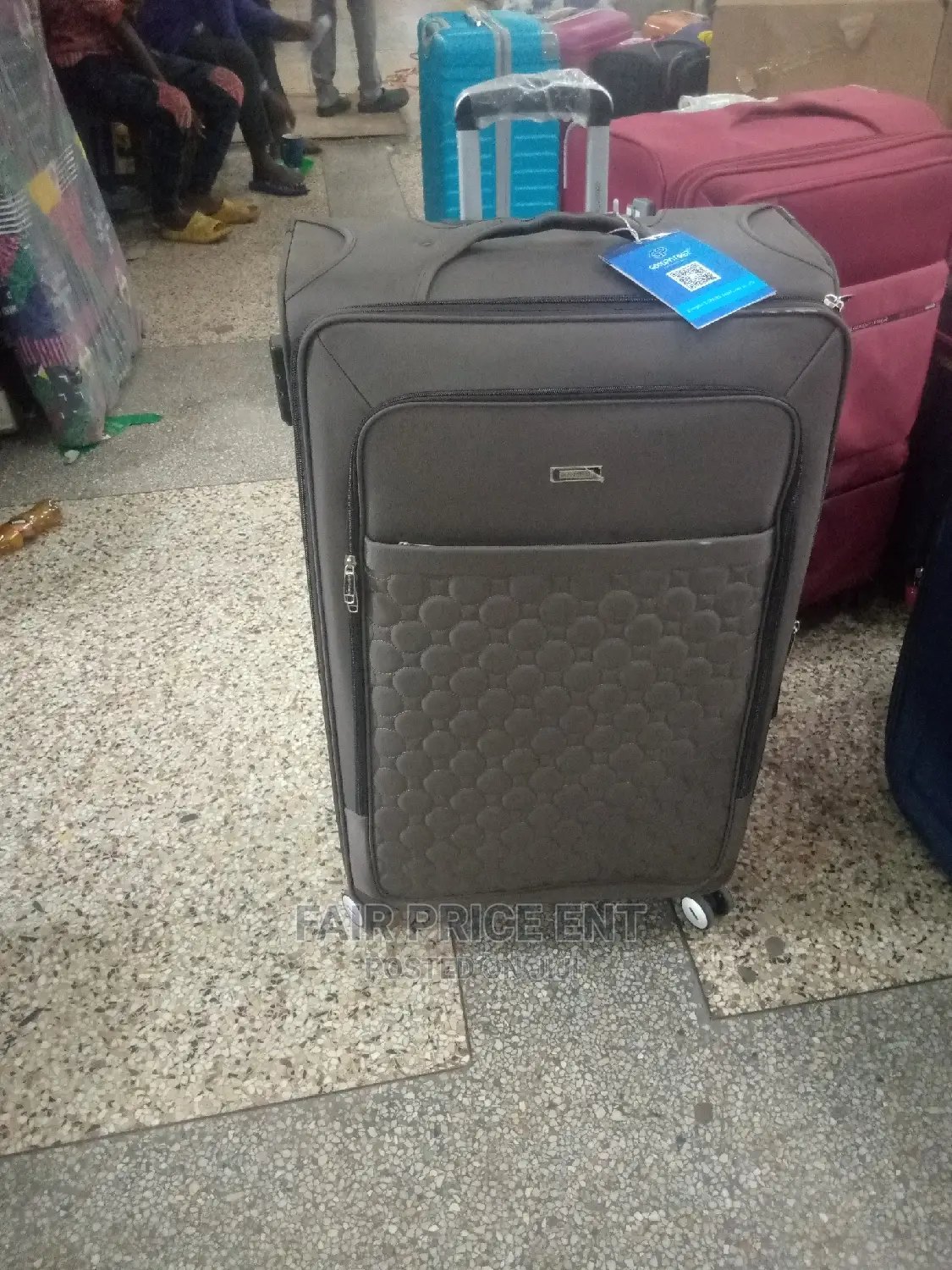 Good Partner Cloth Suitcase.Medium.( Gray)