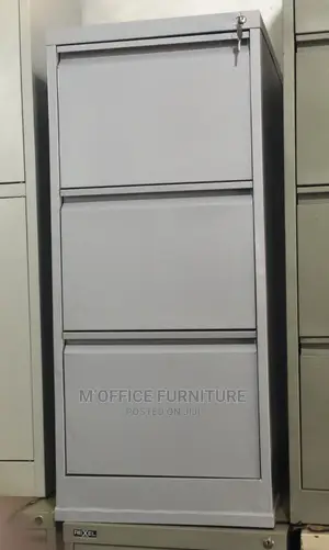 3-Drawers Metallic File Cabinets