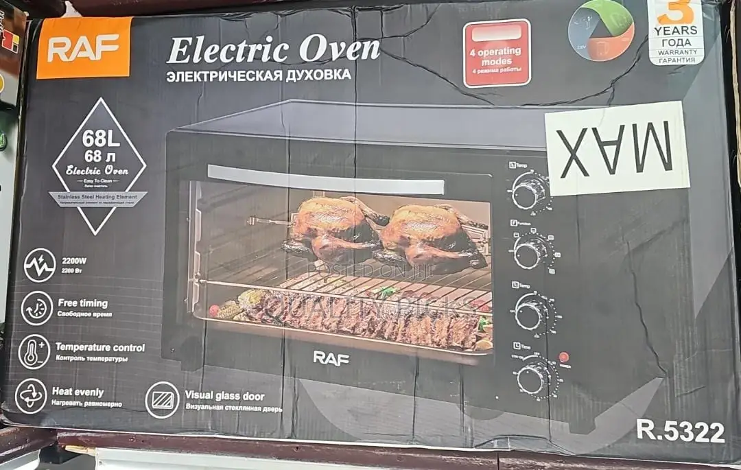 I Electric Oven With Electric Burners On Top