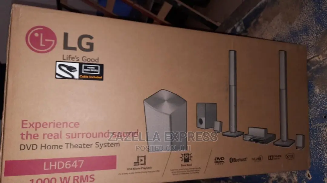 Lg LHD 457b 330w RMS 5.1ch 2tb DVD Home Theater System – Bla