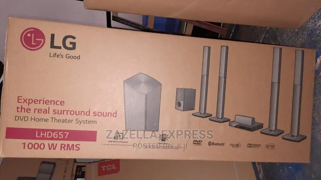 Lg LHD 657 5.1ch. DVD Home Theater System – Black