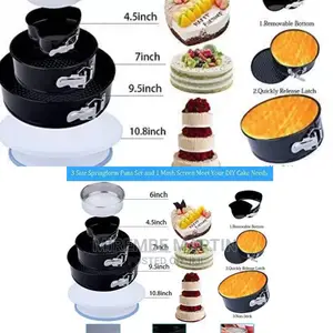 Round Cake Mold Set