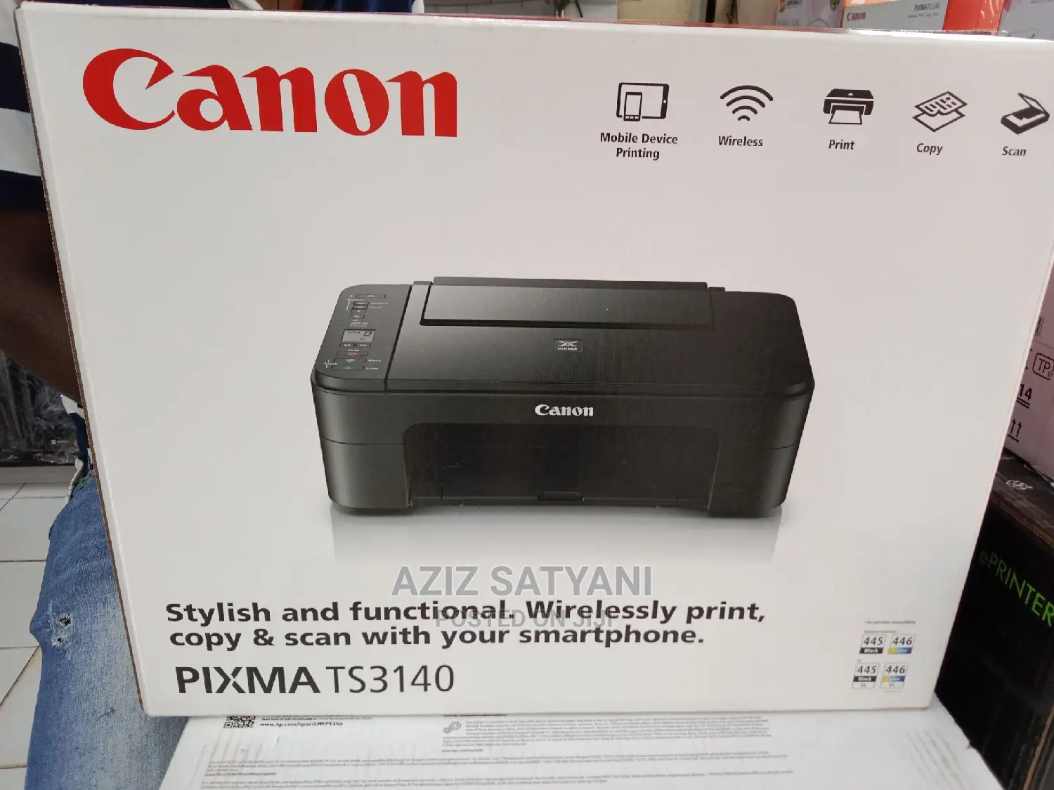 CANON Pixma Ts3140+3340 All-in-1 Wifi,Print,Copy,Scan,Cloud
