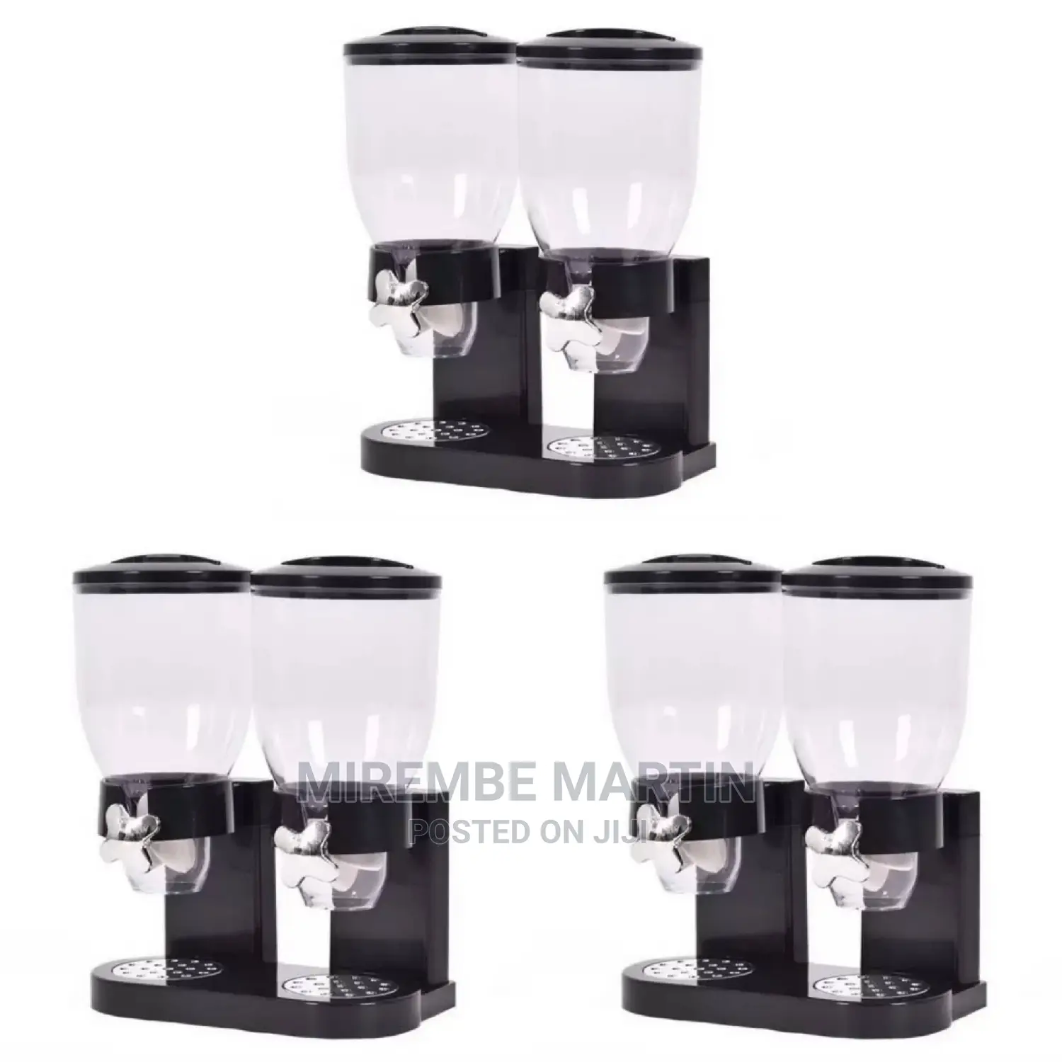 Double Cereal Food Dispenser