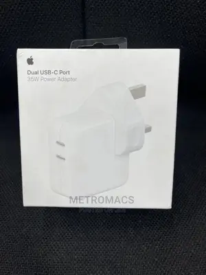 Genuine 35W Apple Dual USB-C Port Charging Adapter