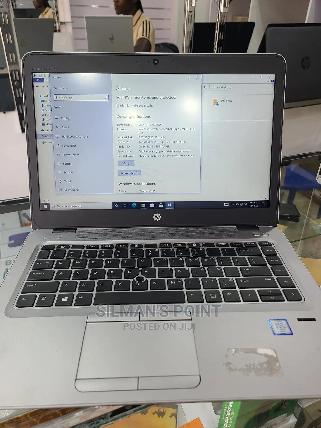Laptop HP 8GB Intel Core I5 SSD 256GB