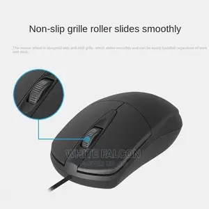 Aoc Ms121 Wired USB Optical Mouse 1200dpi