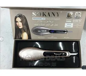 Sokany - Professional LCD Vibration Hair Straightener