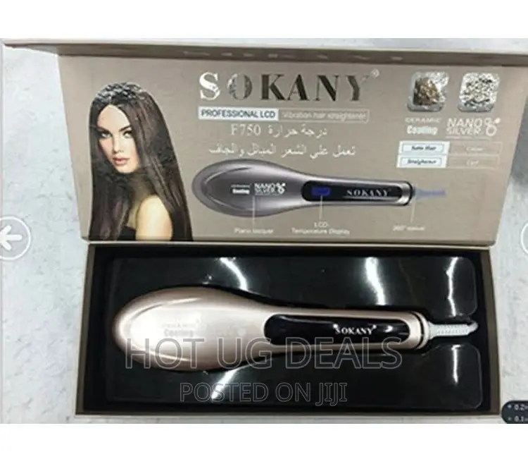 Sokany - Professional LCD Vibration Hair Straightener