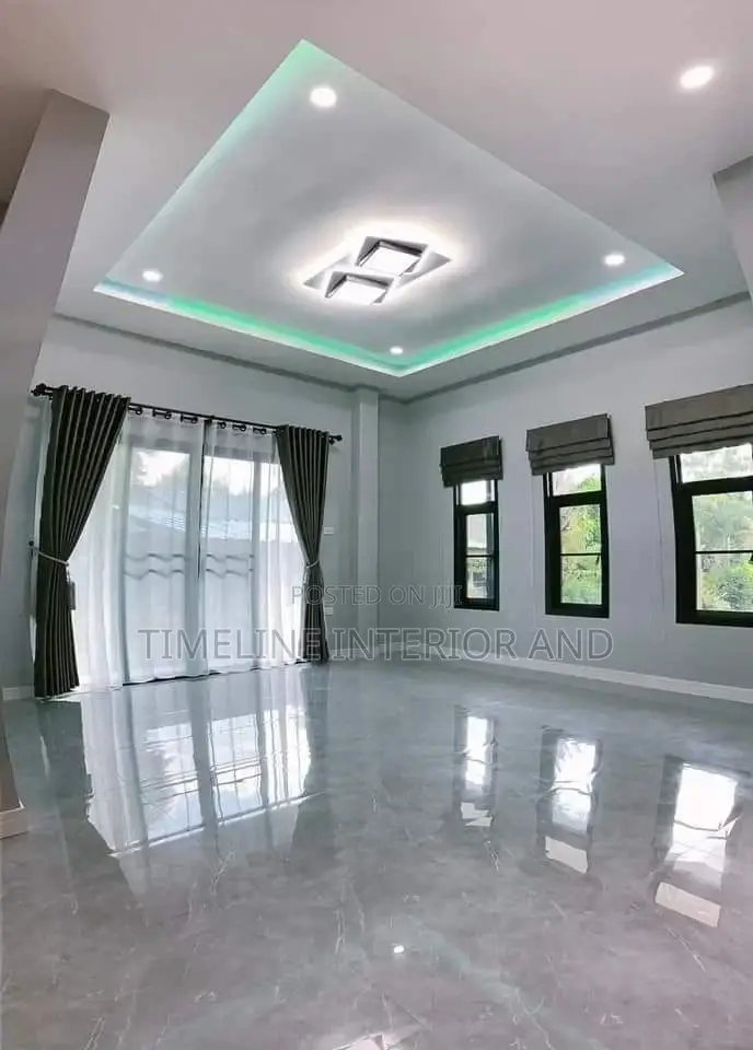 POP Gypsum Boards and Ceiling.