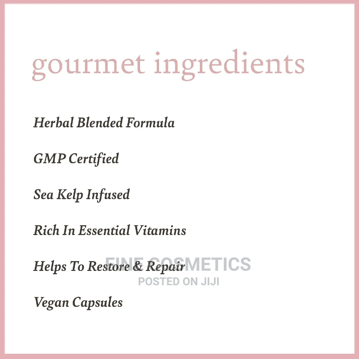 Super Foods Supplement Hair Growth and Stronger Hair + Nails