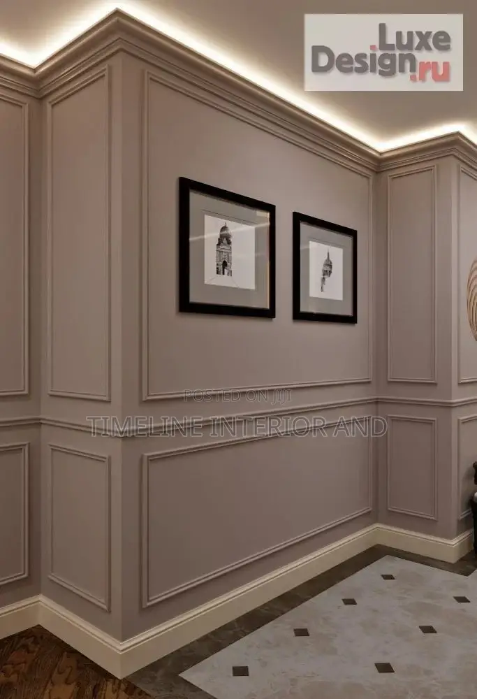 Executive Hotel Rooms Wall Molding.