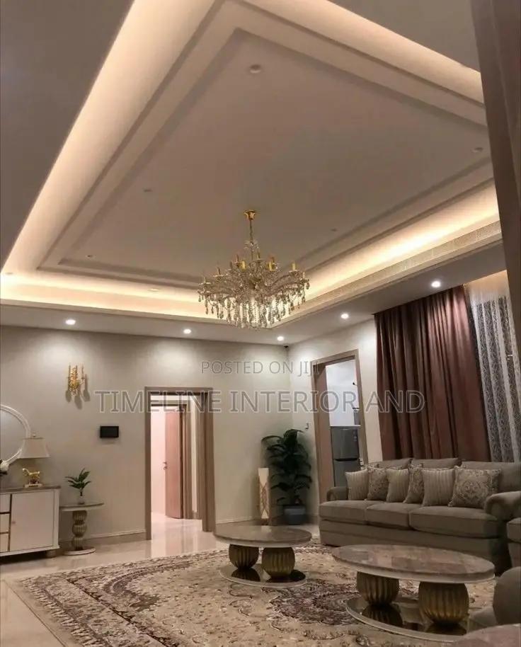 Gypsum Ceiling for Apartment Rooms.