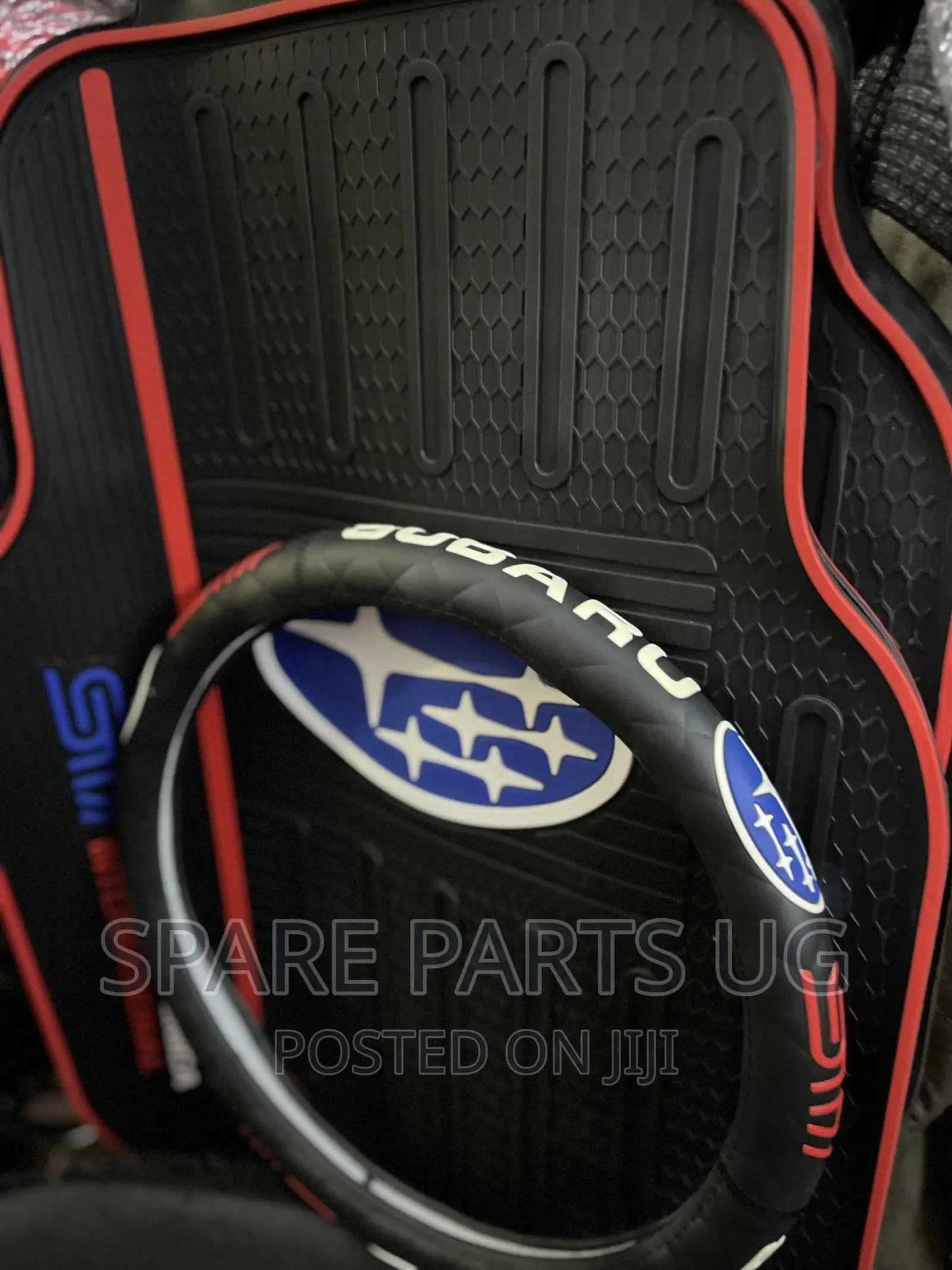 Subaru Carpets and Steering Wheel Cover
