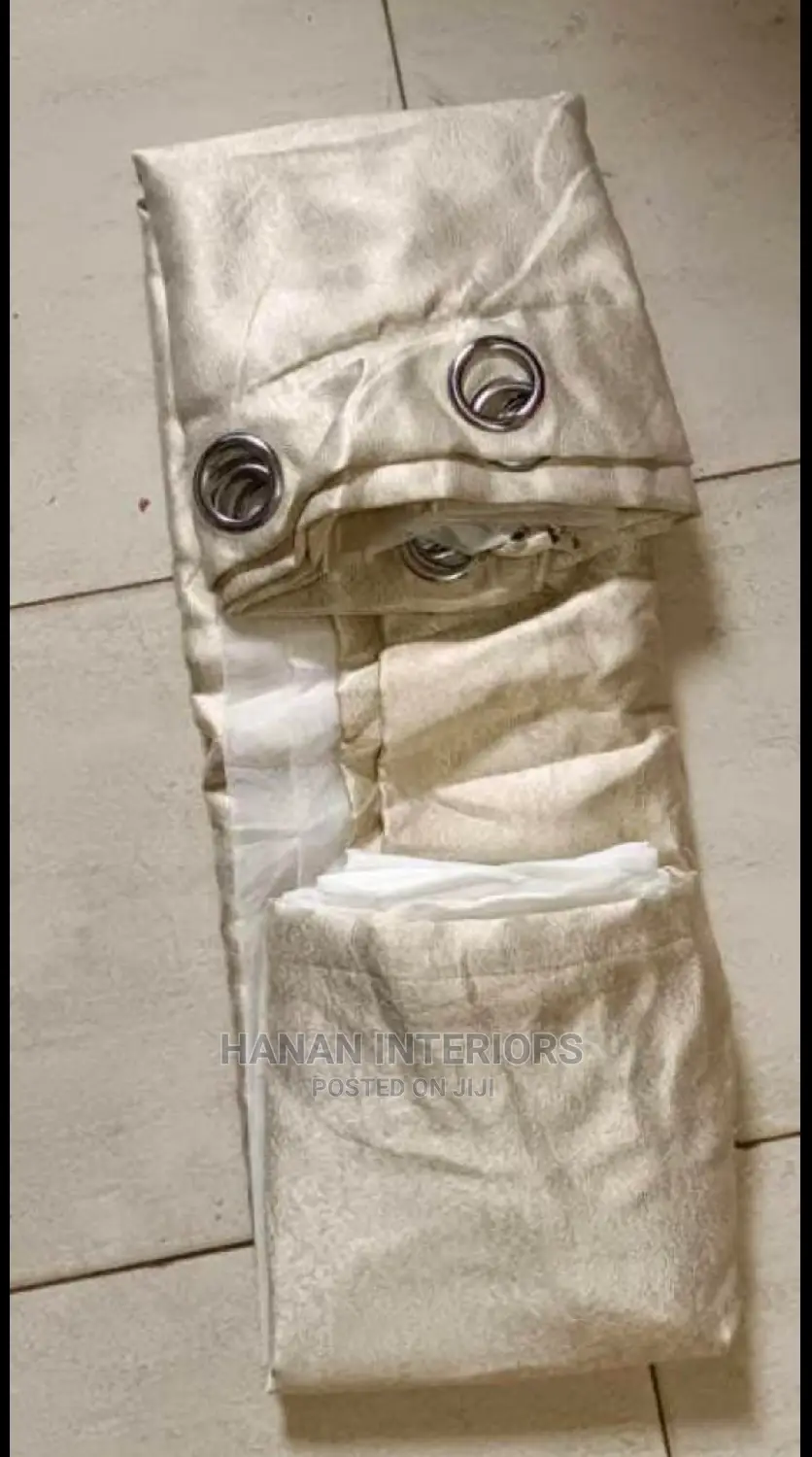 Cream Curtains With Nets