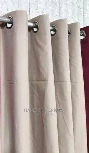 Cream Curtains With Nets